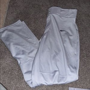 Nike baseball pants. Grey.